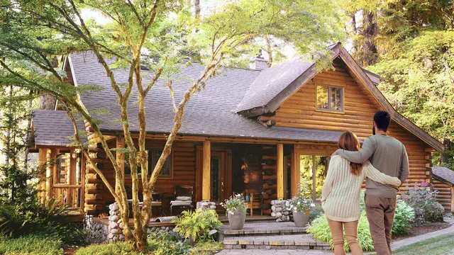 Collage-Haus-Blockhaus-Huette-Familie-01